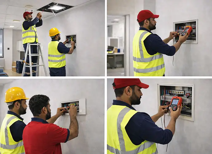 Commercial electrical services in Sharjah for offices and shops