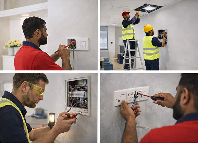Electrical installation and repair services in Sharjah