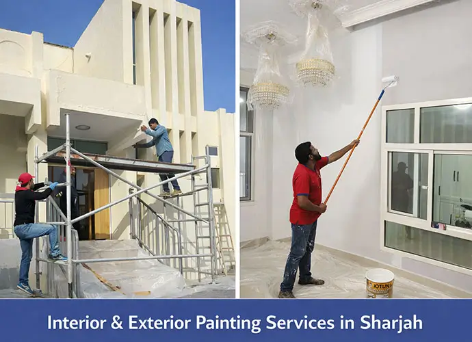 Interior and exterior painting services in Sharjah