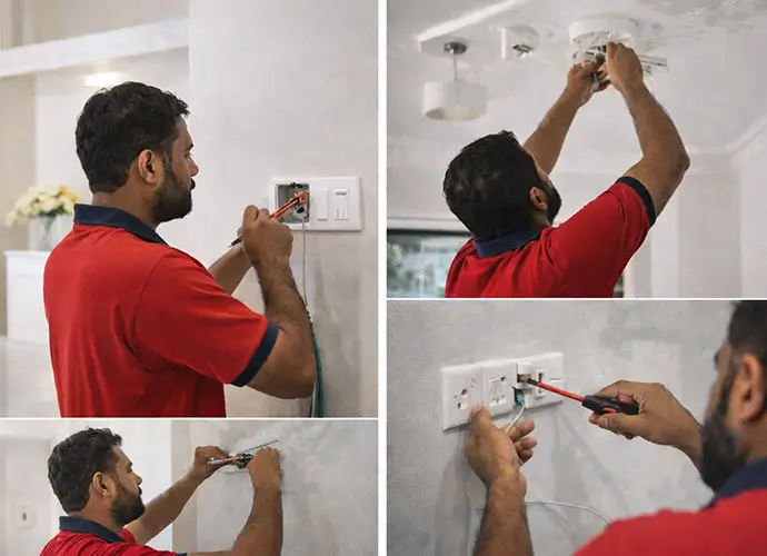 Villa and residential electrical services in Sharjah