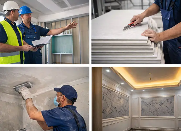 Why choose our gypsum ceiling services in Sharjah for modern residential and commercial interiors